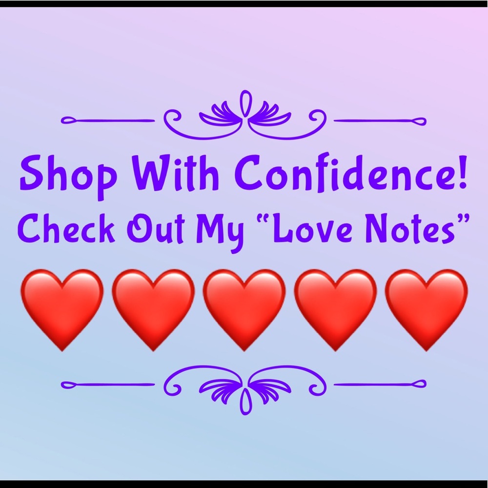 Shop with Confidence! Please Read My Love Notes.